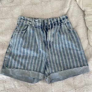 Free people striped shorts